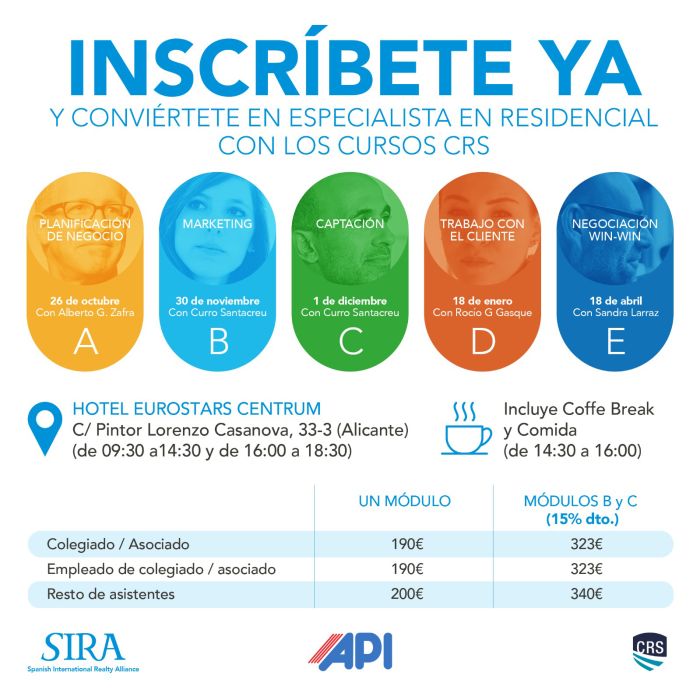 Jornadas formativas CRS: módulos formativos A, B, C, D y E
